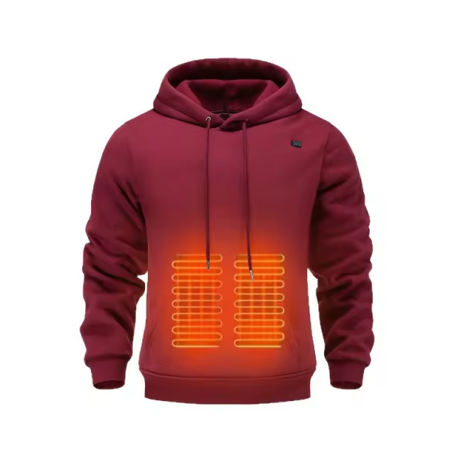 Heated hoodie - Red